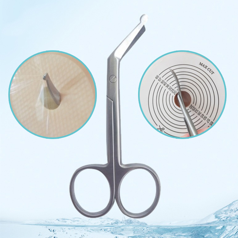 Medical Scissors - Ostomy Bags Scissors Round Head Curved