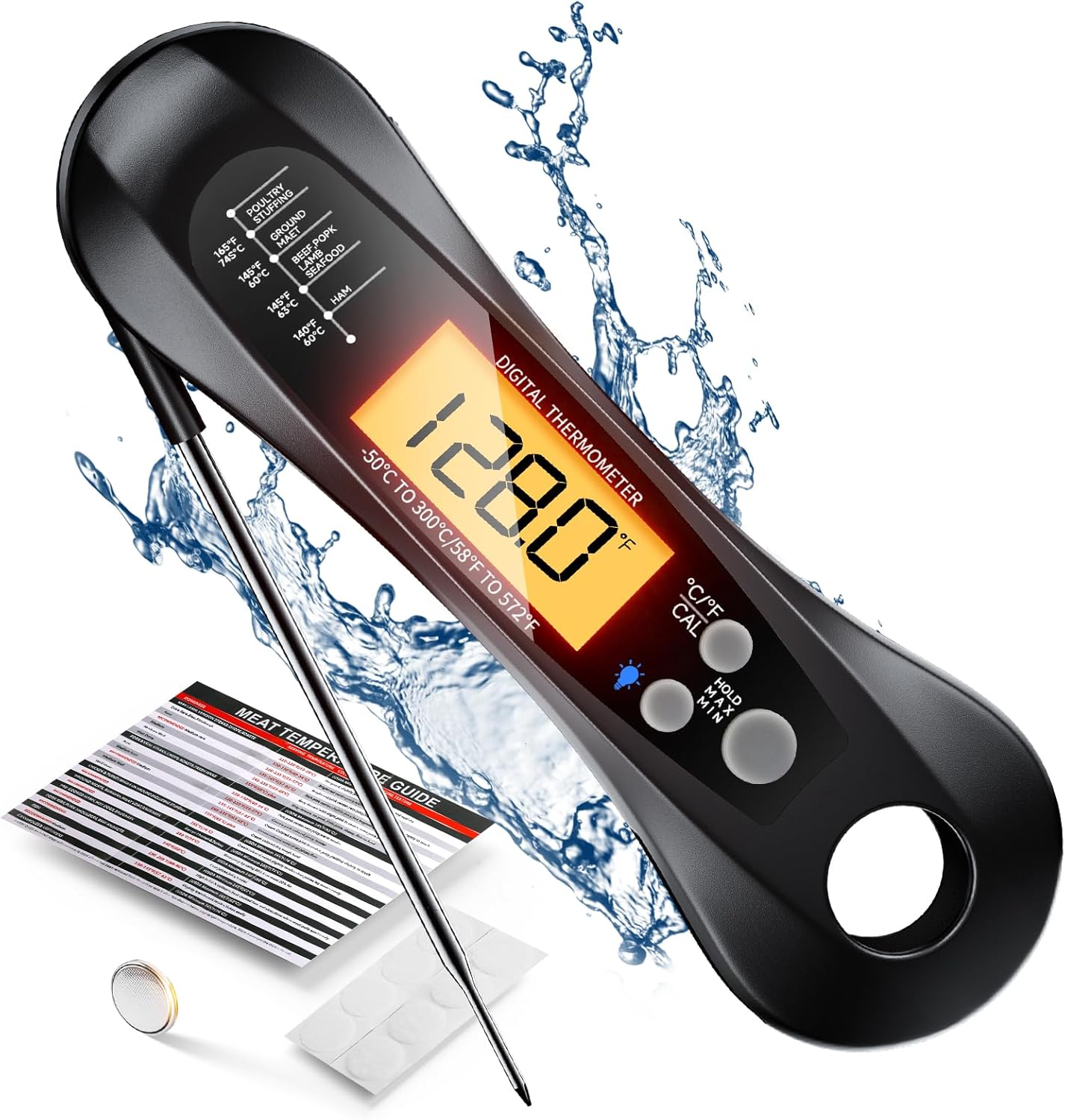 Thermometer Digital - Digital Instant Read Meat Thermometer with