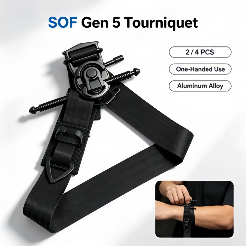 First Aid Kit - SOF 5th Gen Tourniquet 2/4Pcs One-Handed