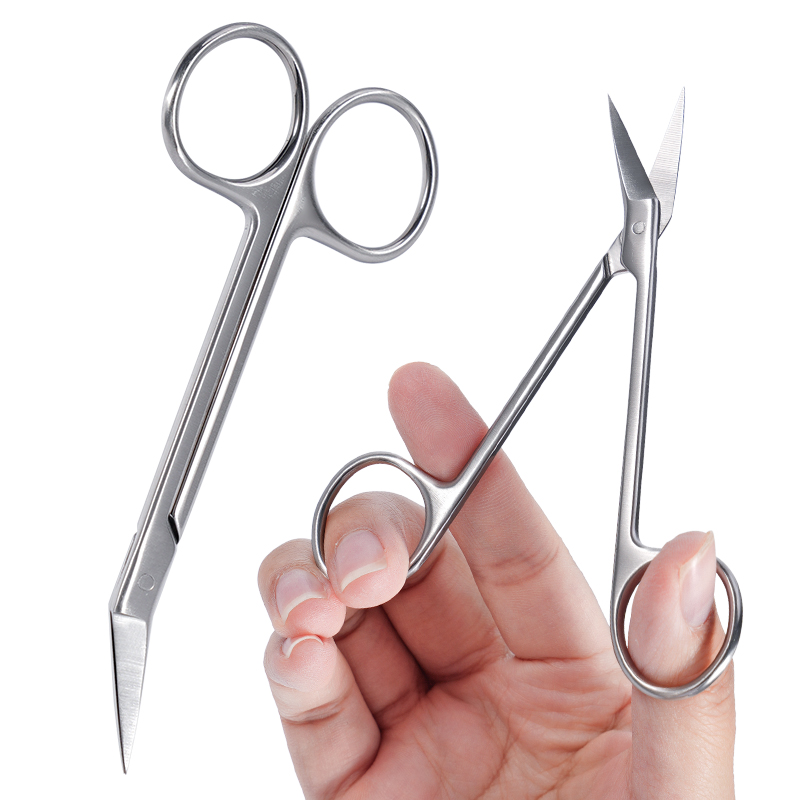 Medical Scissors - 1pc Dental Micro Scissors Curved Head