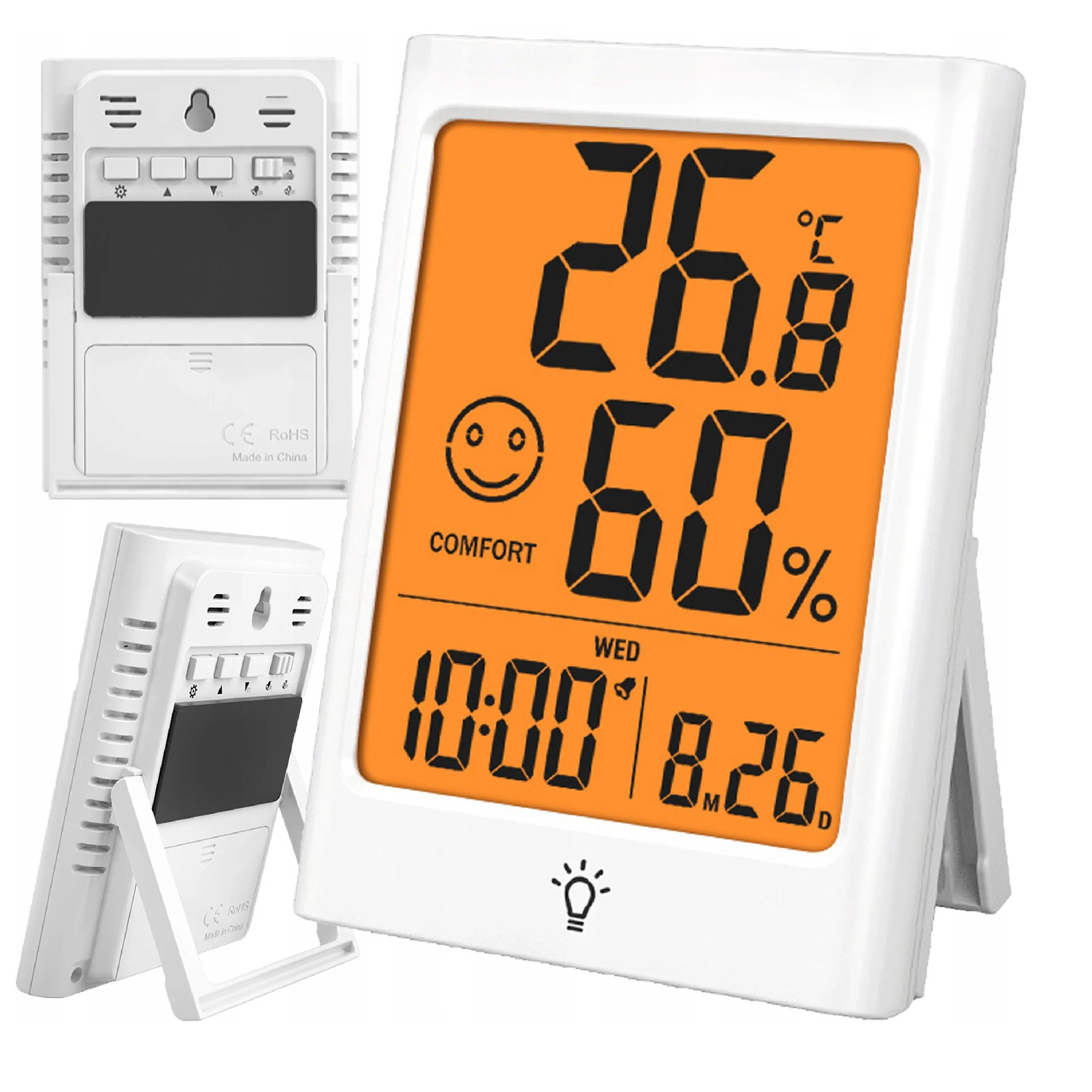 Thermometer Digital - Timloon Digital Thermometer Hygrometer, Smart Indoor