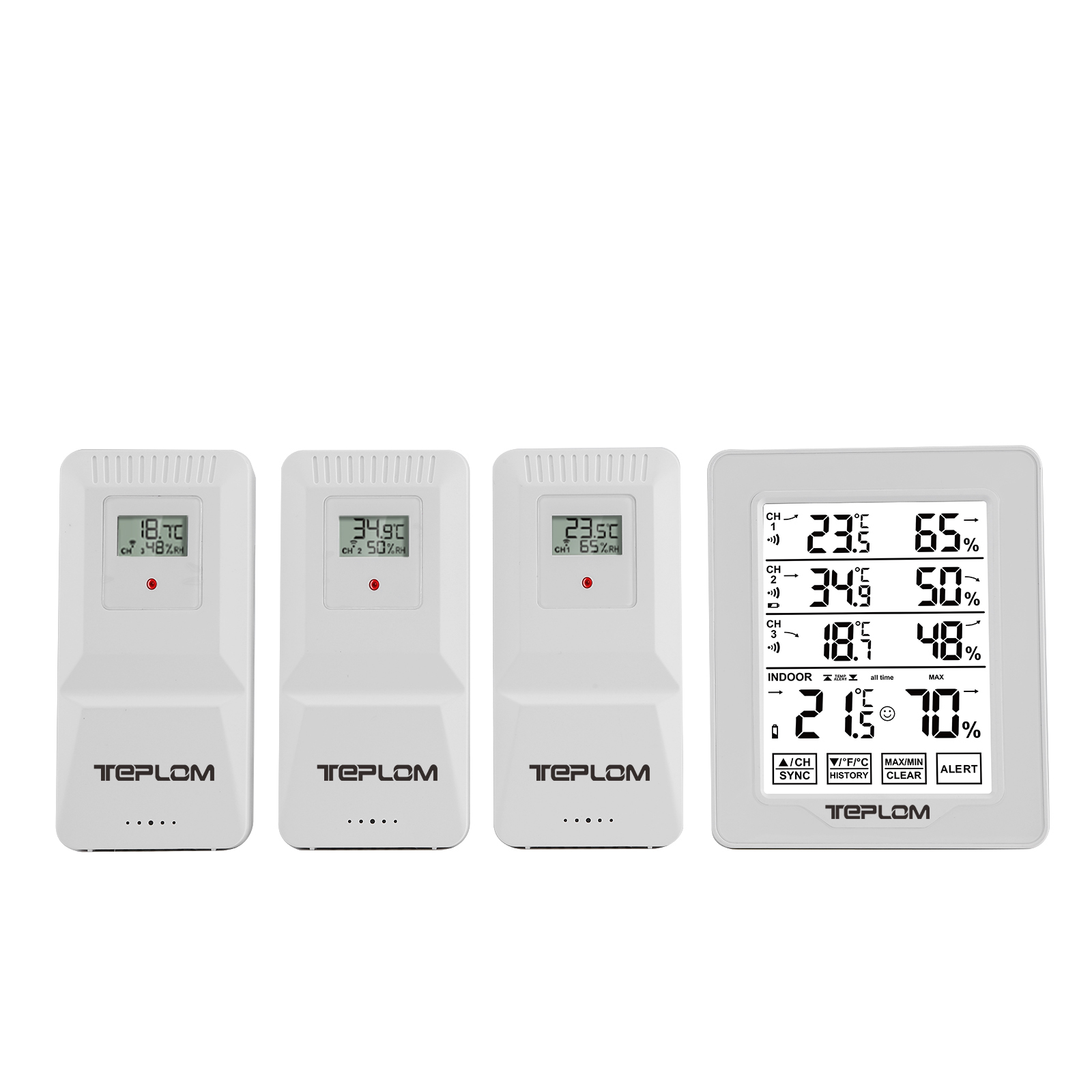 Thermometer Digital - 3-In-1 Wireless Indoor Outdoor Digital Thermometer