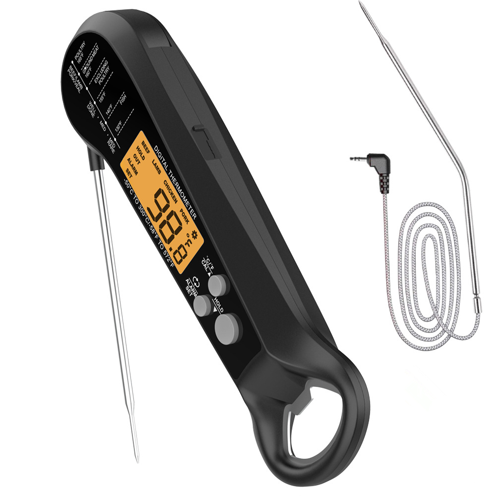 Thermometer Digital - Long Cable Professional Meat Thermometer Digital
