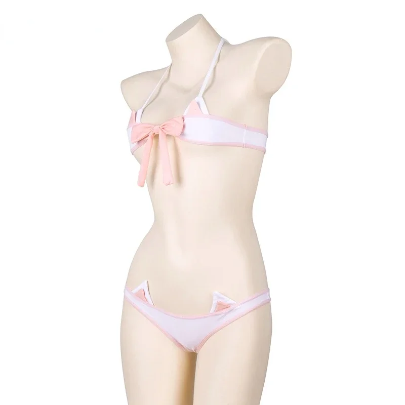 Lolita Anime Pink Bow Mini Bik - đánh giá và giá Bandage