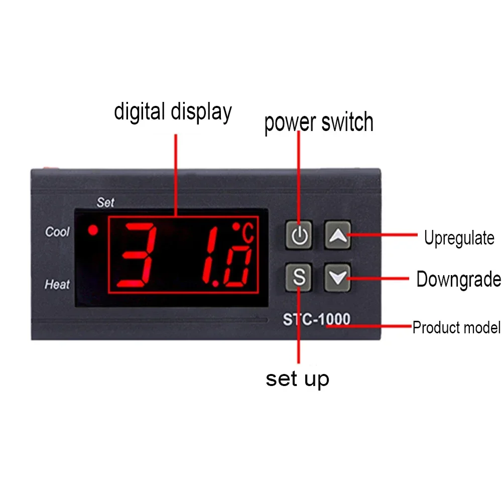 STC-1000 kỹ thuật số LED điều  - đánh giá và giá Lab Incubator