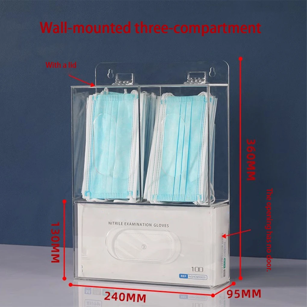 3 Grids Acrylic Glove Holder T - đánh giá và giá Medical Gloves