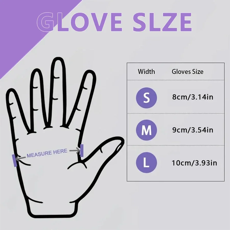 10-100pcs Disposable Purple Ni - đánh giá và giá Medical Gloves