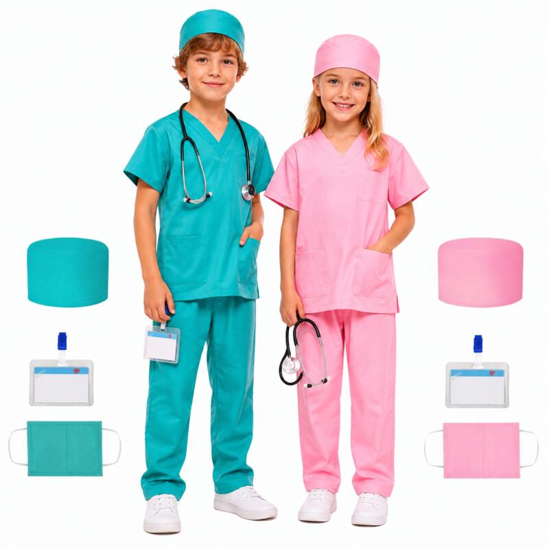 Kids Doctor Scrubs Costume Set - đánh giá và giá Stethoscope