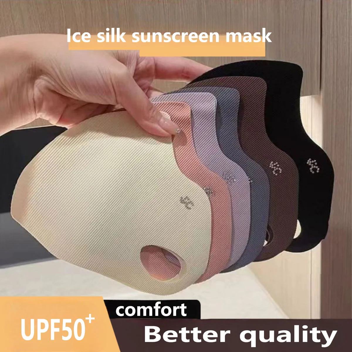 5 Color Threaded Ice Silk Mask - đánh giá và giá Surgical Mask