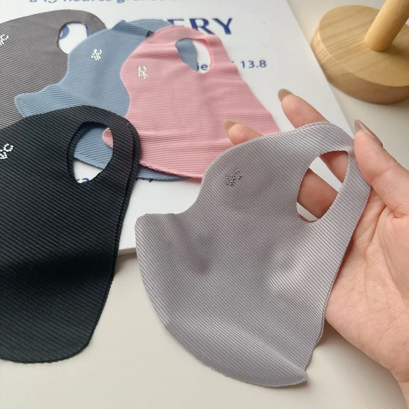 5 Color Threaded Ice Silk Mask - đánh giá và giá Surgical Mask