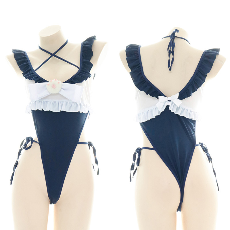 Cute Ruffled Edge One Piece Sw - đánh giá và giá Bandage