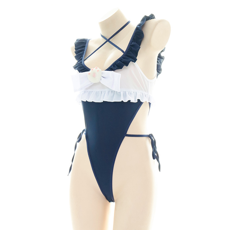 Cute Ruffled Edge One Piece Sw - đánh giá và giá Bandage
