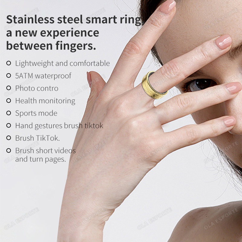 Stainless Steel Smart Ring Wat - đánh giá và giá Blood Pressure Monitor