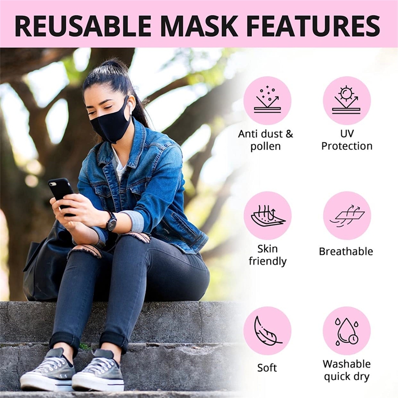 5/10PCS Fashion Solid Earloop  - đánh giá và giá Surgical Mask