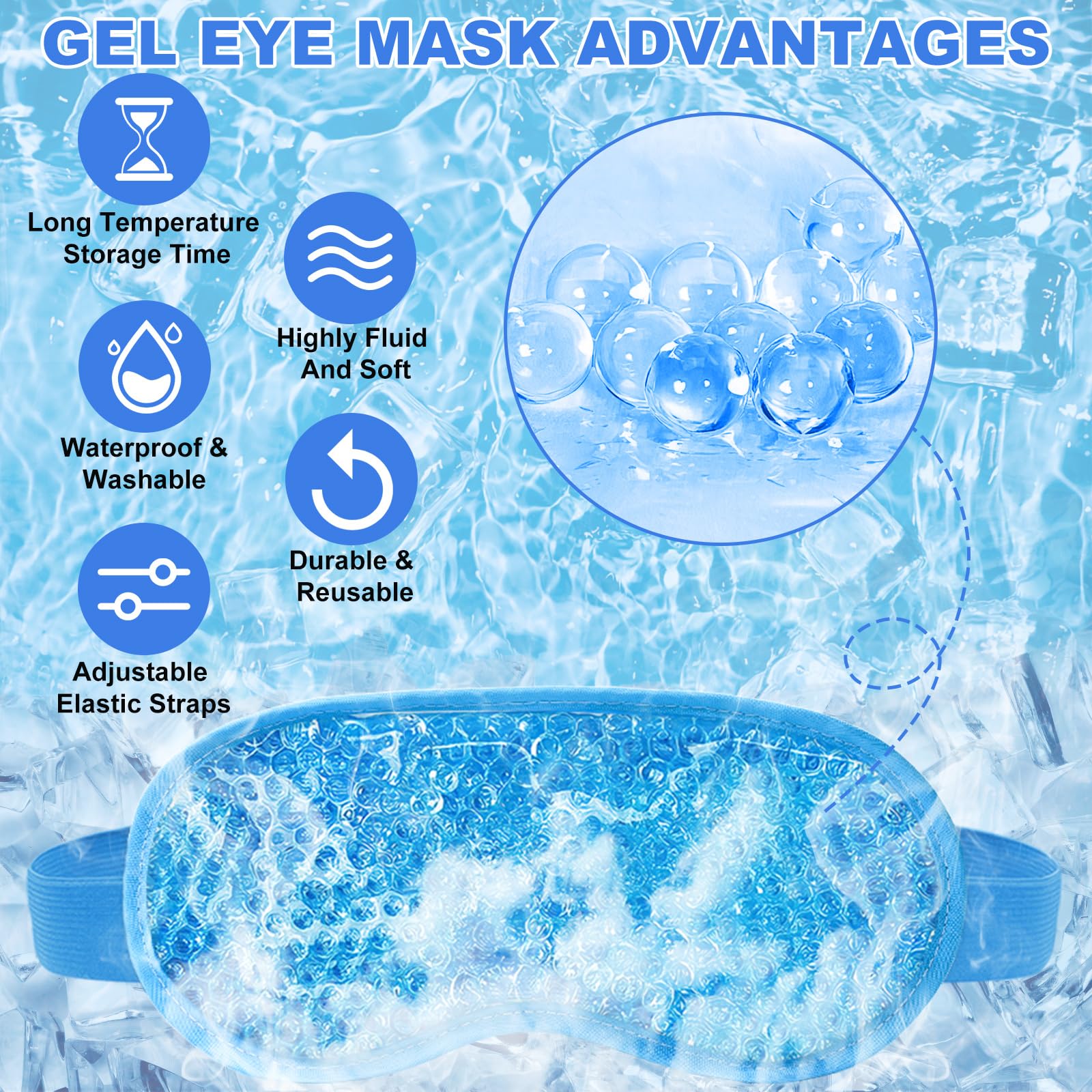 Cooling Eye Mask for Puffy Eye - đánh giá và giá Surgical Mask