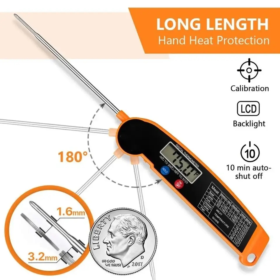 Waterproof Digital Kitchen Foo - đánh giá và giá Thermometer Digital
