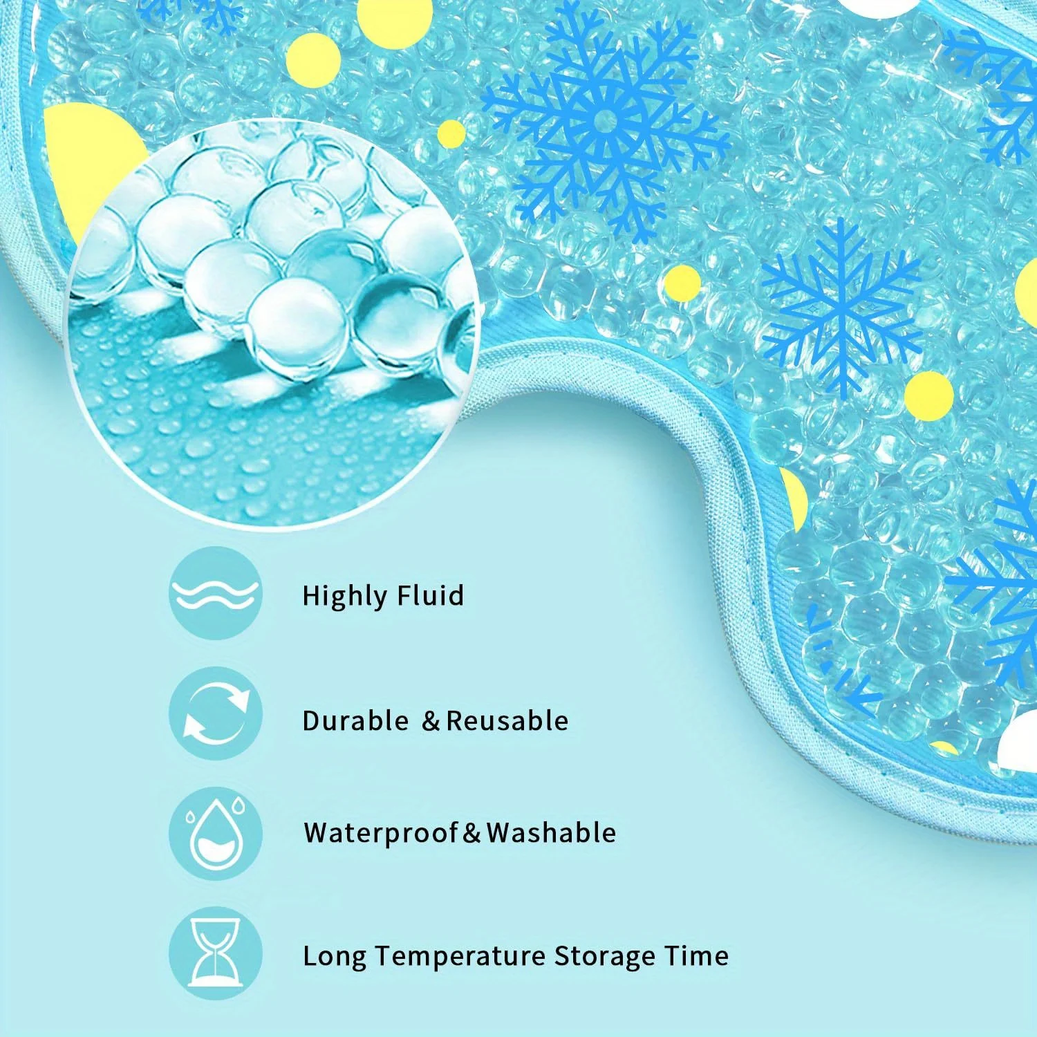 Cooling Eye Mask with Gel Bead - đánh giá và giá Surgical Mask