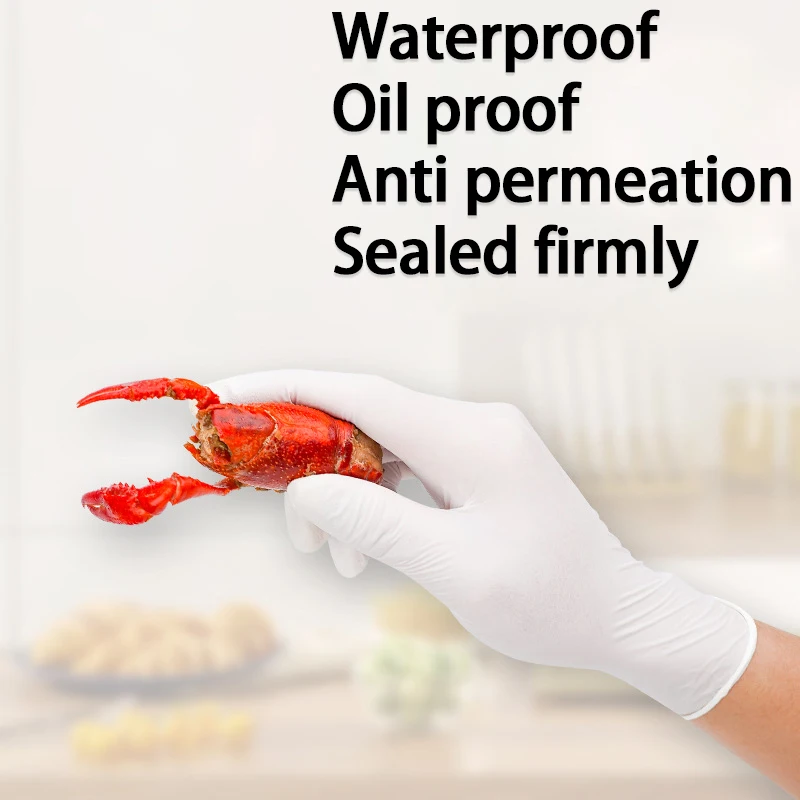 White Nitrile Disposable Glove - đánh giá và giá Medical Gloves