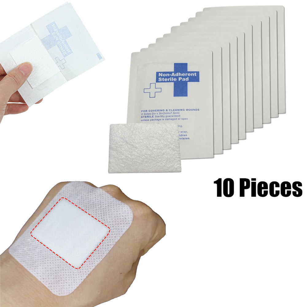10Pieces 5*7.5cm 100% Cotton W - đánh giá và giá Medical Tape