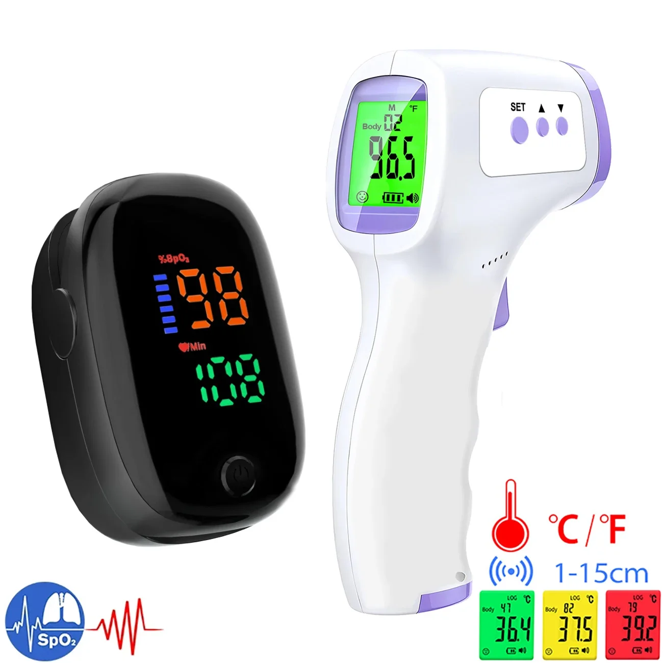 Medical IR Fever Thermometer L - đánh giá và giá Pulse Oximeter